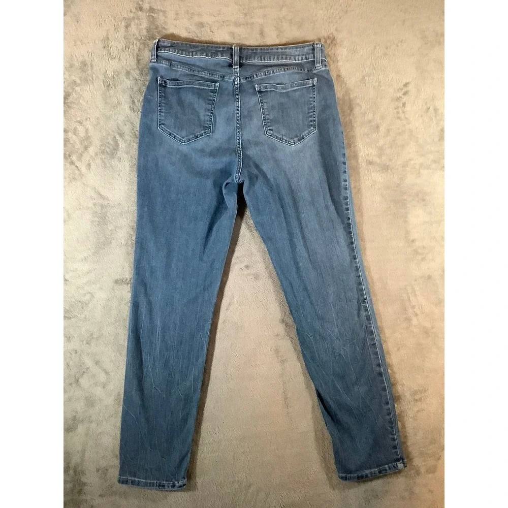 LC Lauren Conrad Women's Size 16 Skinny Jeans Medium Wash Blue Stretch Denim